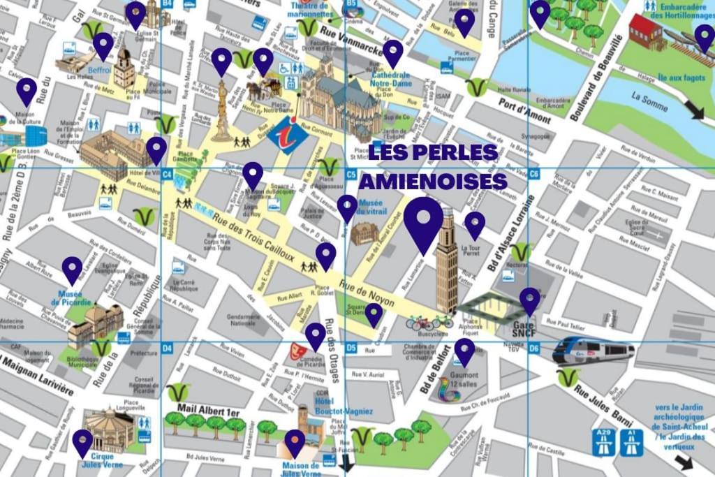 Les Perles Amienoises Gold Pearl Hyper Centre Apartment อาเมียงส์ ภายนอก รูปภาพ